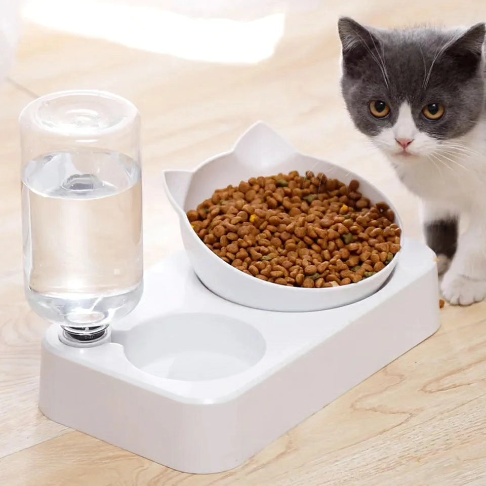 DuoDine 2-in-1 Cat Food & Water Bowl