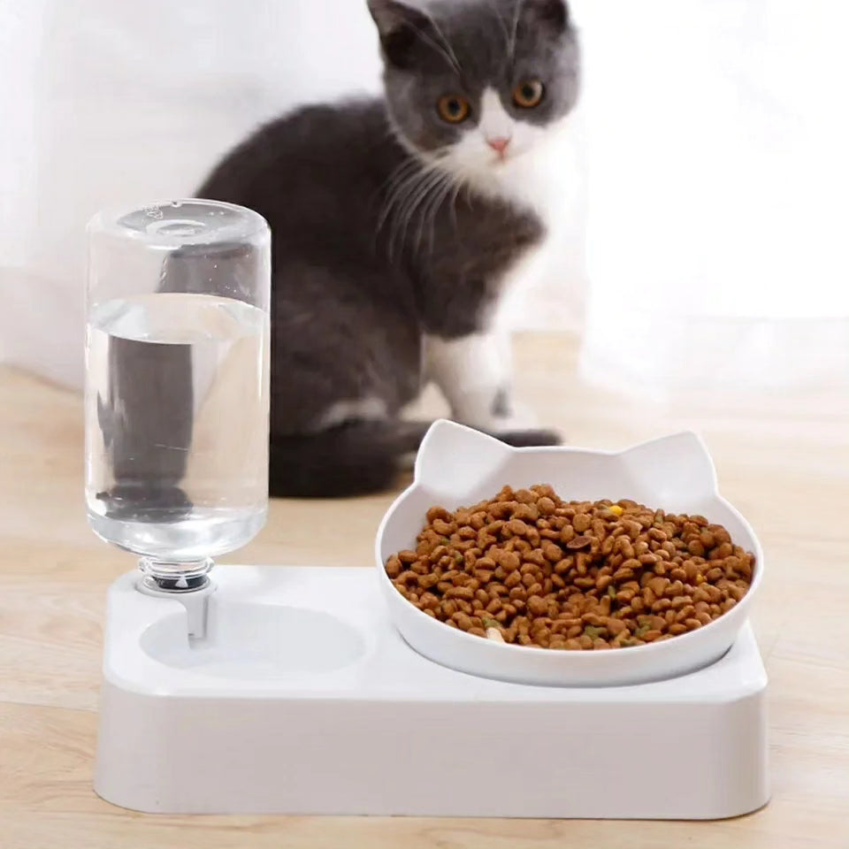 DuoDine 2-in-1 Cat Food & Water Bowl