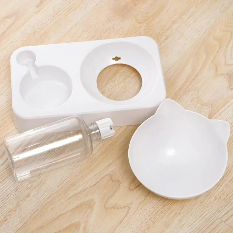 DuoDine 2-in-1 Cat Food & Water Bowl