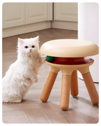 Wooden Cat Play Stool