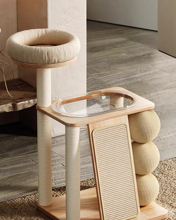 Aura Minimalist Cat Lounge Tree