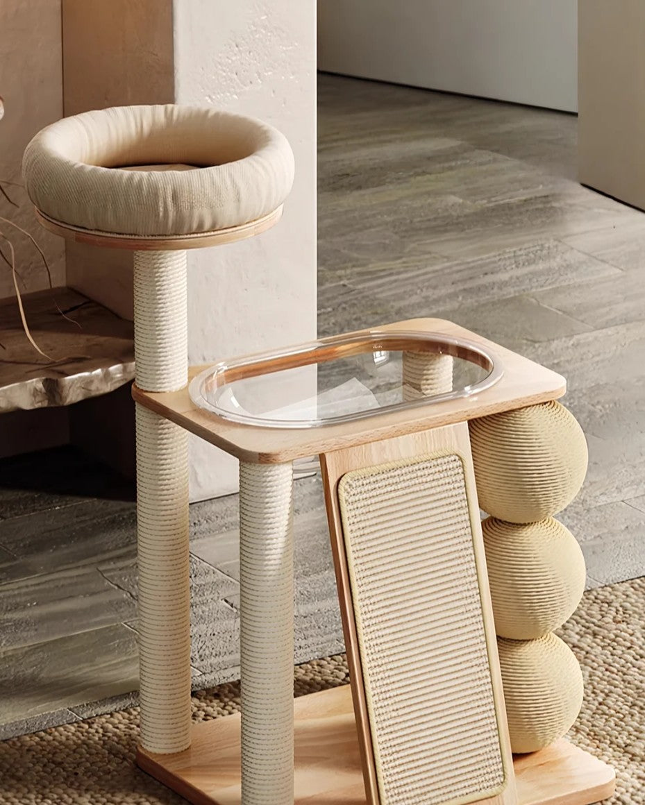 Aura Minimalist Cat Lounge Tree