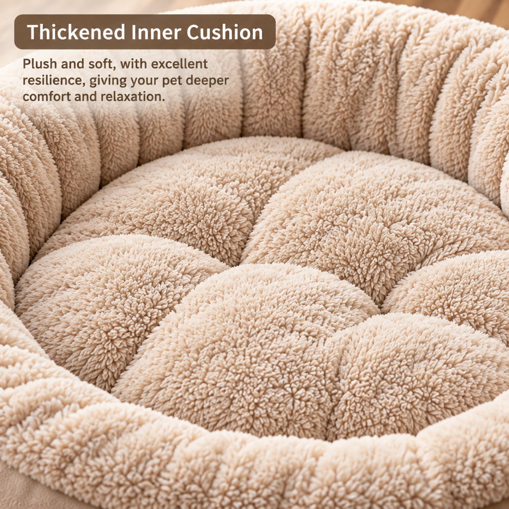 Calming Cat Bed – Orthopedic & Machine Washable