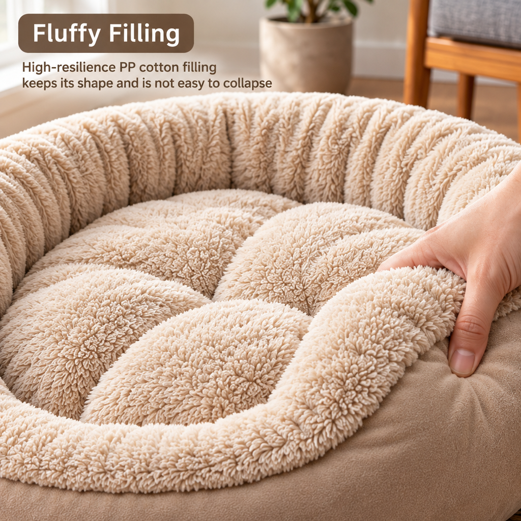 Calming Cat Bed – Orthopedic & Machine Washable